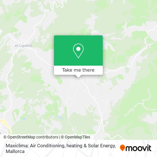 Maxiclima: Air Conditioning, heating & Solar Energy map