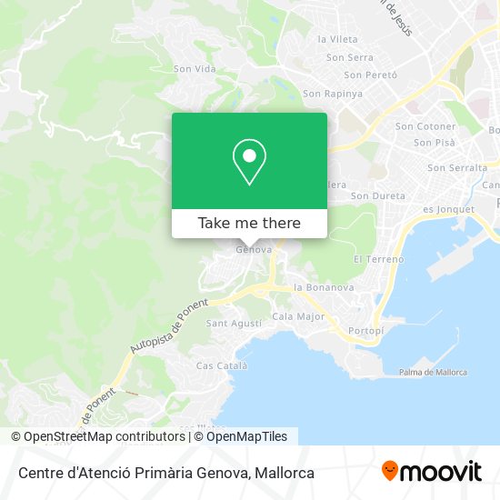 Centre d'Atenció Primària Genova map