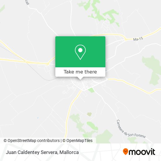 mapa Juan Caldentey Servera