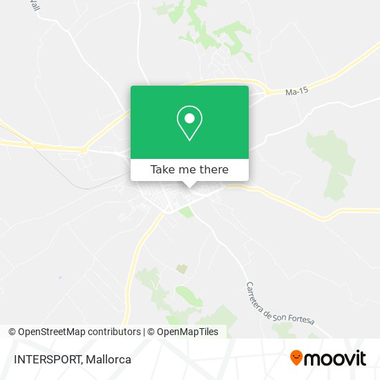 mapa INTERSPORT