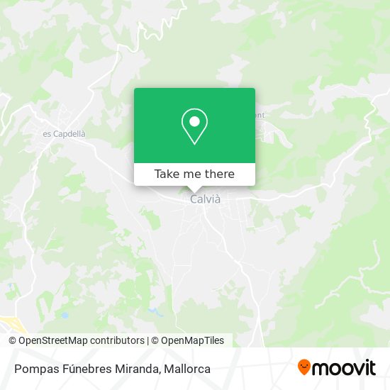 Pompas Fúnebres Miranda map