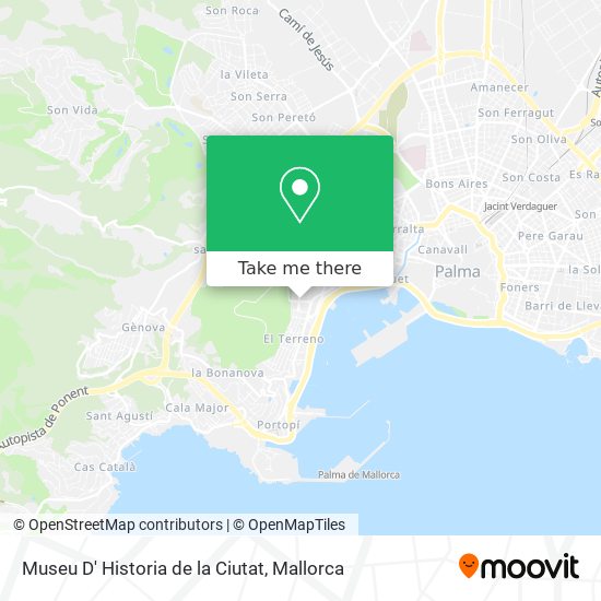 mapa Museu D' Historia de la Ciutat