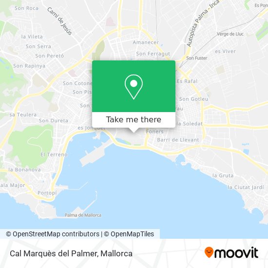 Cal Marquès del Palmer map