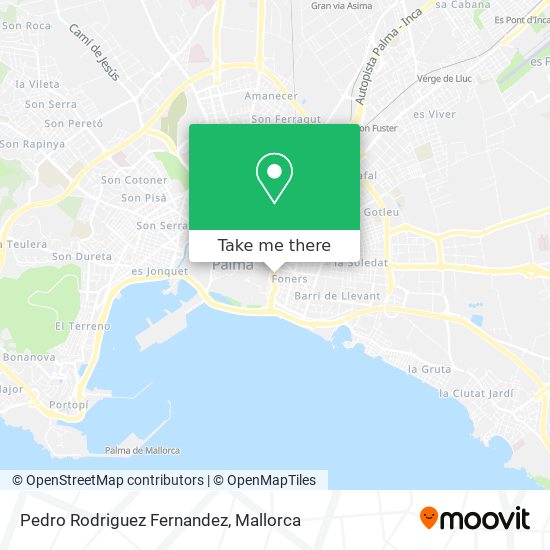Pedro Rodriguez Fernandez map
