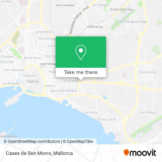 mapa Cases de Son Morro