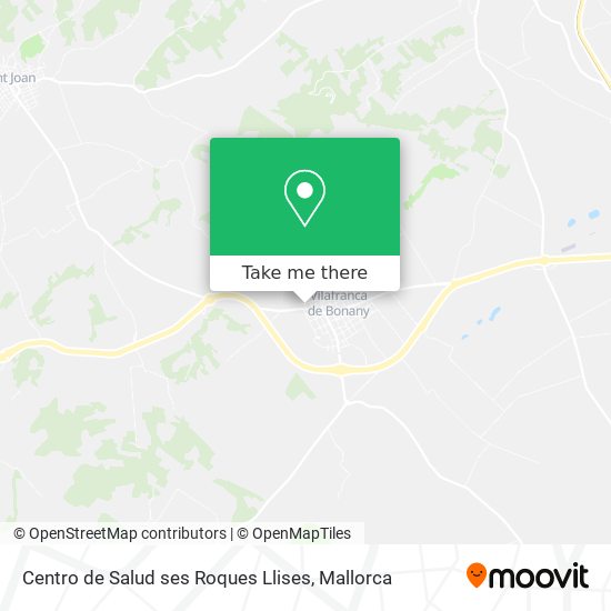 Centro de Salud ses Roques Llises map