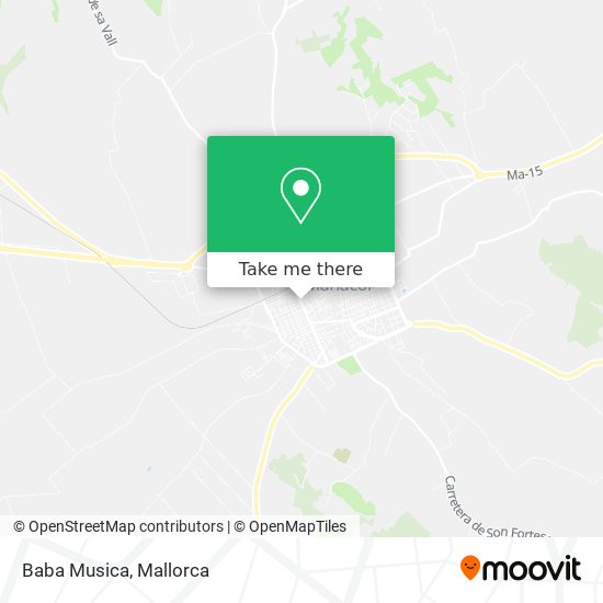 mapa Baba Musica