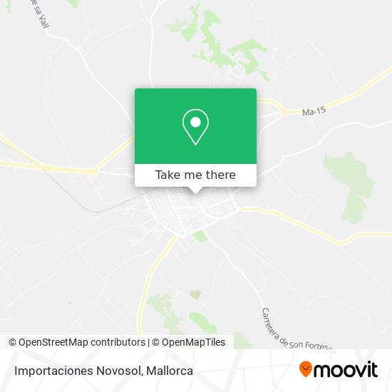 mapa Importaciones Novosol