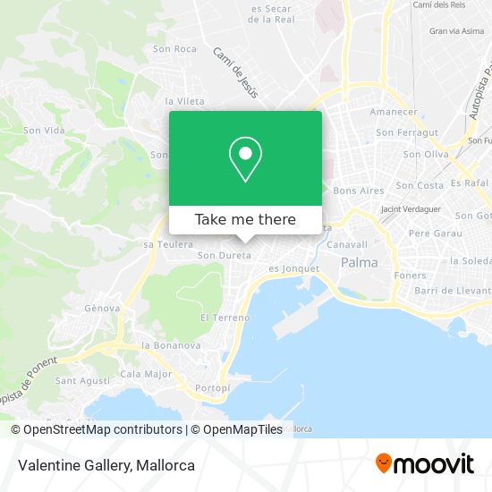 mapa Valentine Gallery
