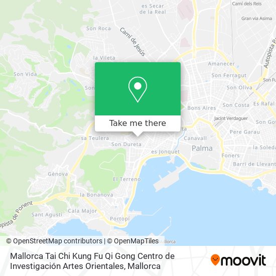 mapa Mallorca Tai Chi Kung Fu Qi Gong Centro de Investigación Artes Orientales