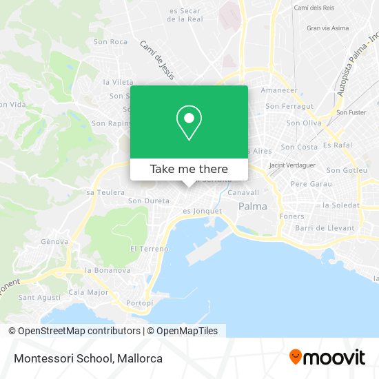 Montessori School map