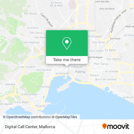 Digital Call Center map