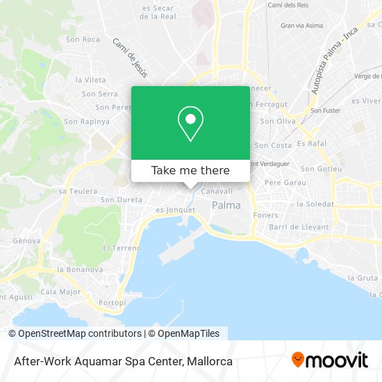 After-Work Aquamar Spa Center map