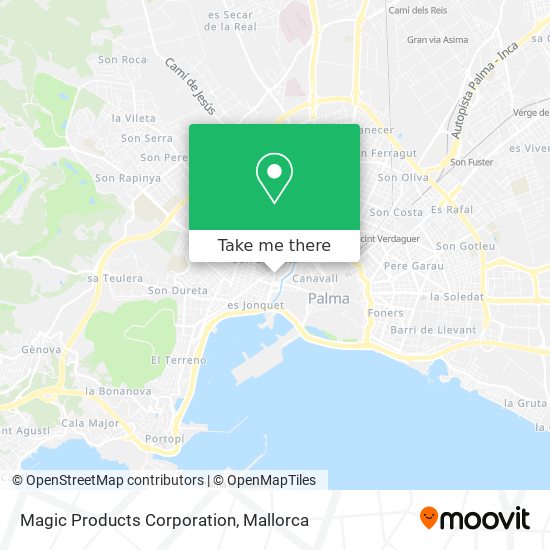 Magic Products Corporation map