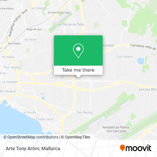 Arte Tony Arôm map