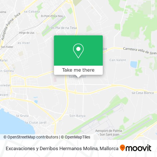 Excavaciones y Derribos Hermanos Molina map