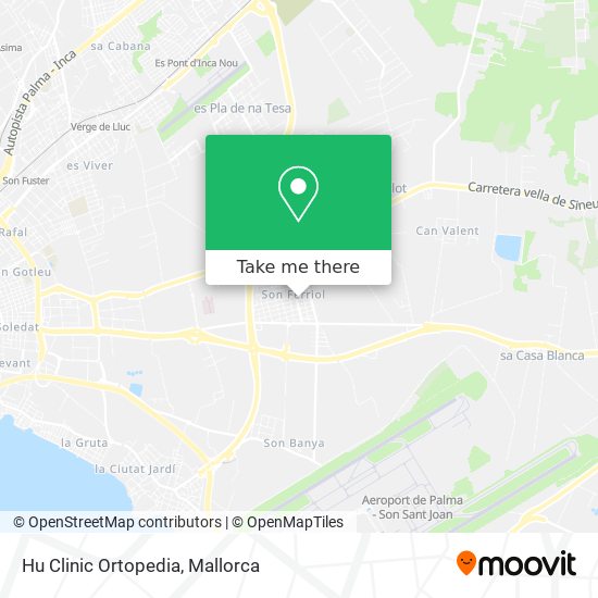 mapa Hu Clinic Ortopedia