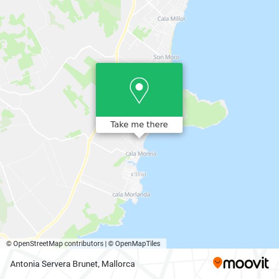 Antonia Servera Brunet map