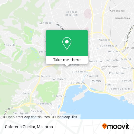 Cafeteria Cuellar map