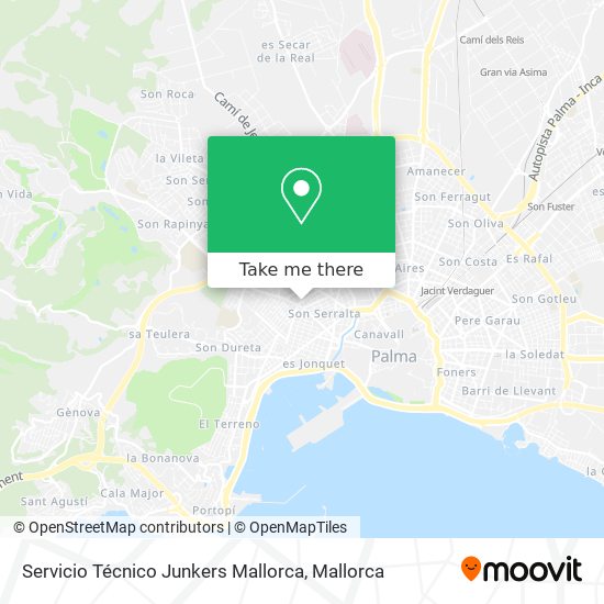 Servicio Técnico Junkers Mallorca map