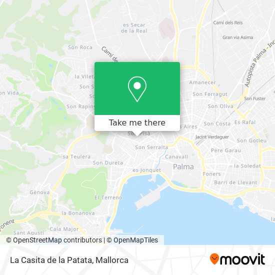 mapa La Casita de la Patata