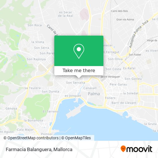 Farmacia Balanguera map