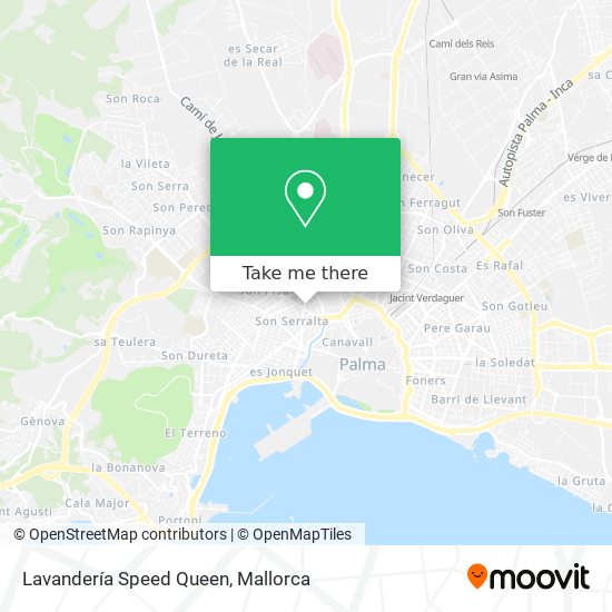 Lavandería Speed Queen map