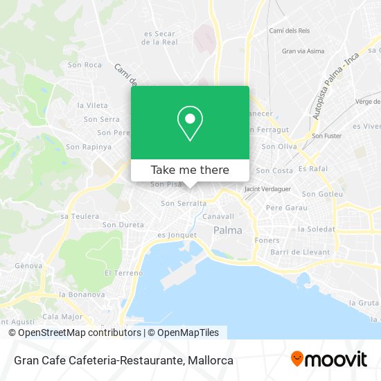 Gran Cafe Cafeteria-Restaurante map