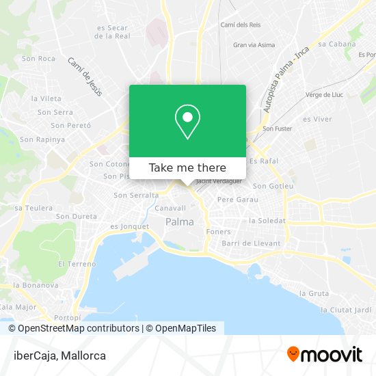 iberCaja map