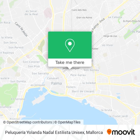 Peluquería Yolanda Nadal Estilista Unisex map