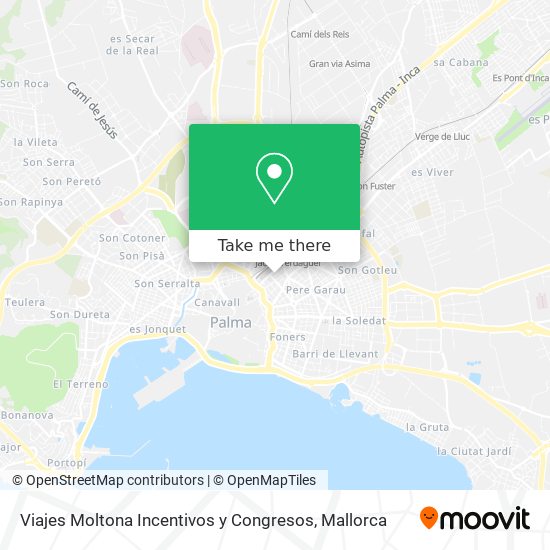 Viajes Moltona Incentivos y Congresos map