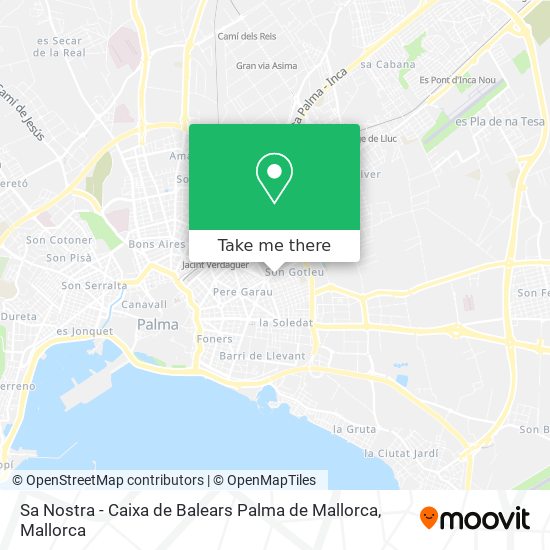 Sa Nostra - Caixa de Balears Palma de Mallorca map