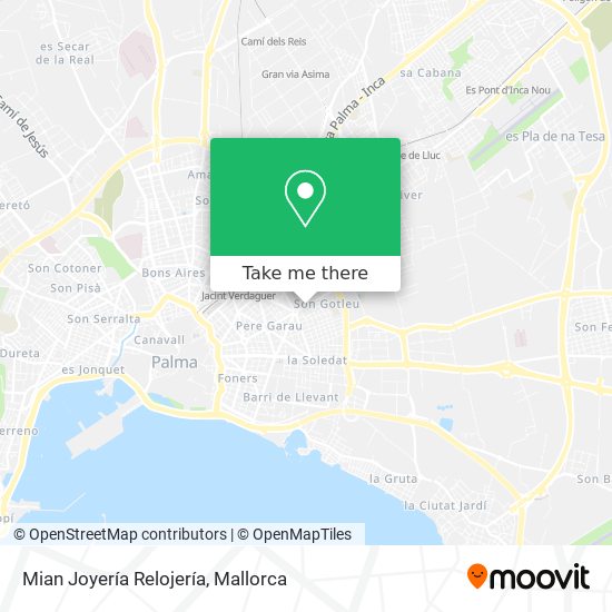 Mian Joyería Relojería map