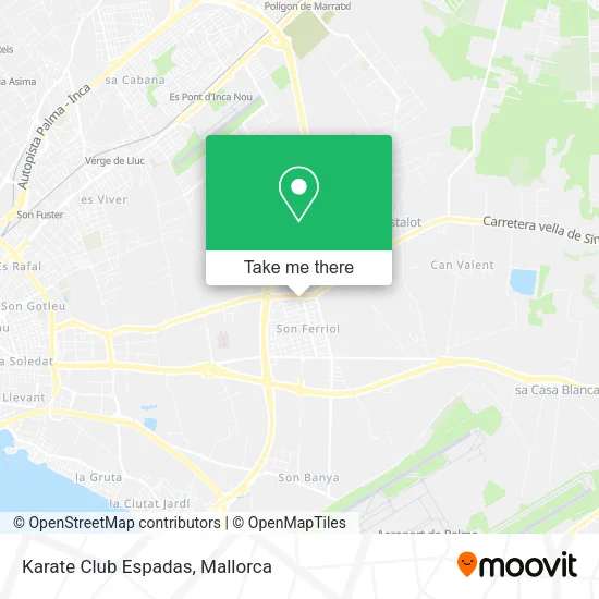 Karate Club Espadas map