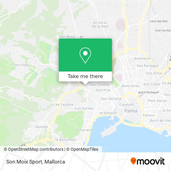 Son Moix Sport map
