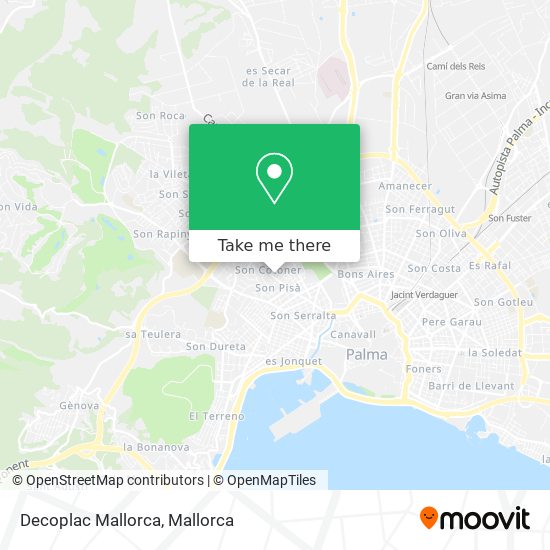 Decoplac Mallorca map
