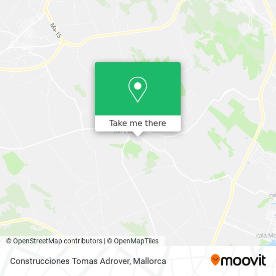 Construcciones Tomas Adrover map