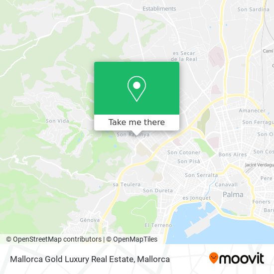 Mallorca Gold Luxury Real Estate map