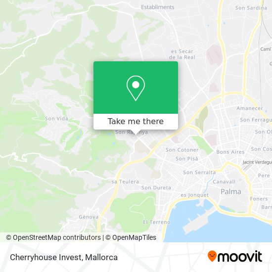 mapa Cherryhouse Invest