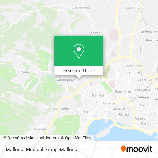 Mallorca Medical Group map