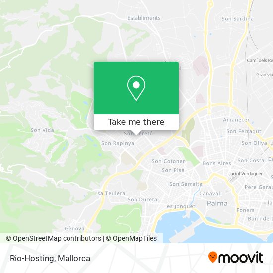 Rio-Hosting map