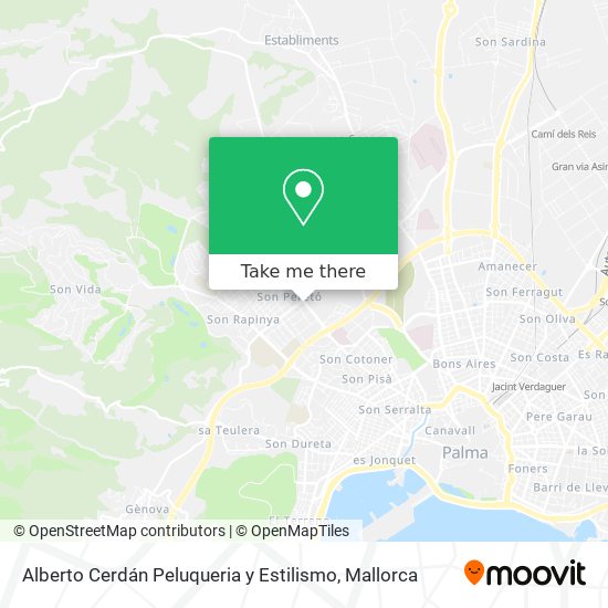 Alberto Cerdán Peluqueria y Estilismo map