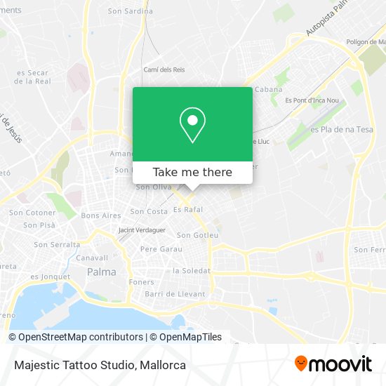 Majestic Tattoo Studio map