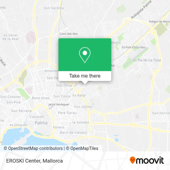 EROSKI Center map