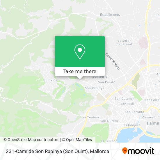 231-Camí de Son Rapinya (Son Quint) map
