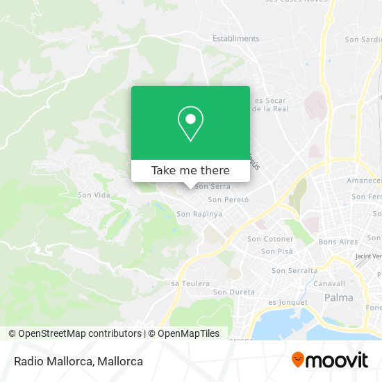 Radio Mallorca map