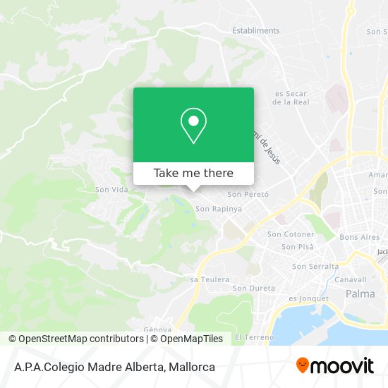 A.P.A.Colegio Madre Alberta map