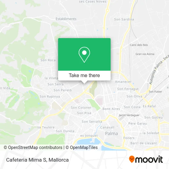 Cafeteria Mima S map