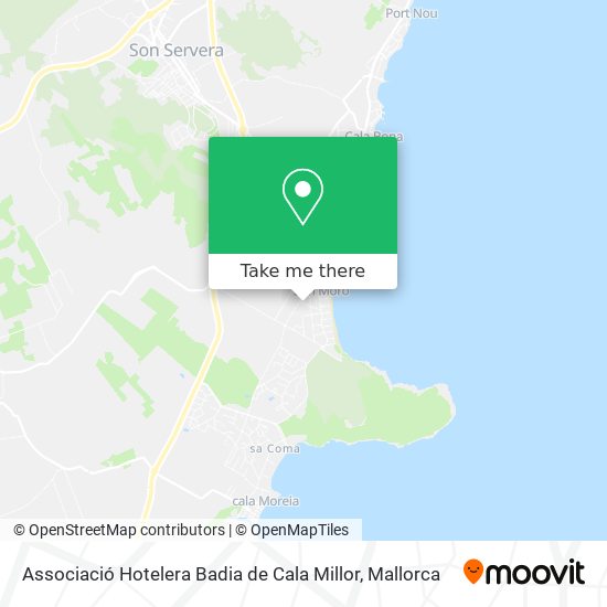 Associació Hotelera Badia de Cala Millor map