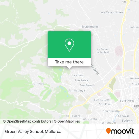 Green Valley School map